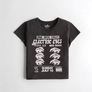Hollister graphic baby tee